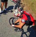 26a - Bert fixing flat