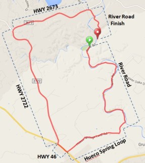 Tour de Gruene - Route with Segments