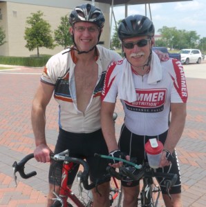 Robert and Don at finish